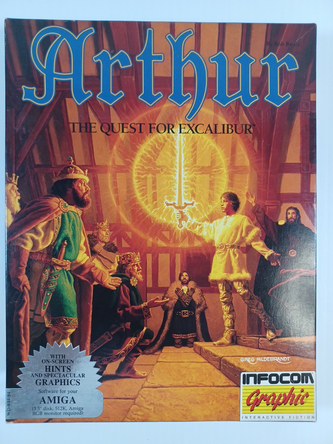Arthur The Quest for Excalibur Commodore Amiga Game on 3.5" disk - Complete