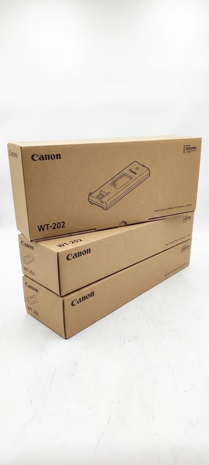 Lot of 3 Canon WT-202 Waste Toner Container Genuine OEM Sealed Box