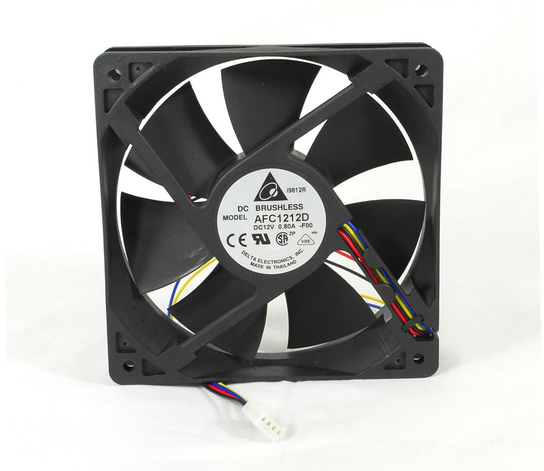 Delta AFC1212D High Speed Case Fan PWM 120x120x25mm 3400RPM 113CFM 4-pin PWM