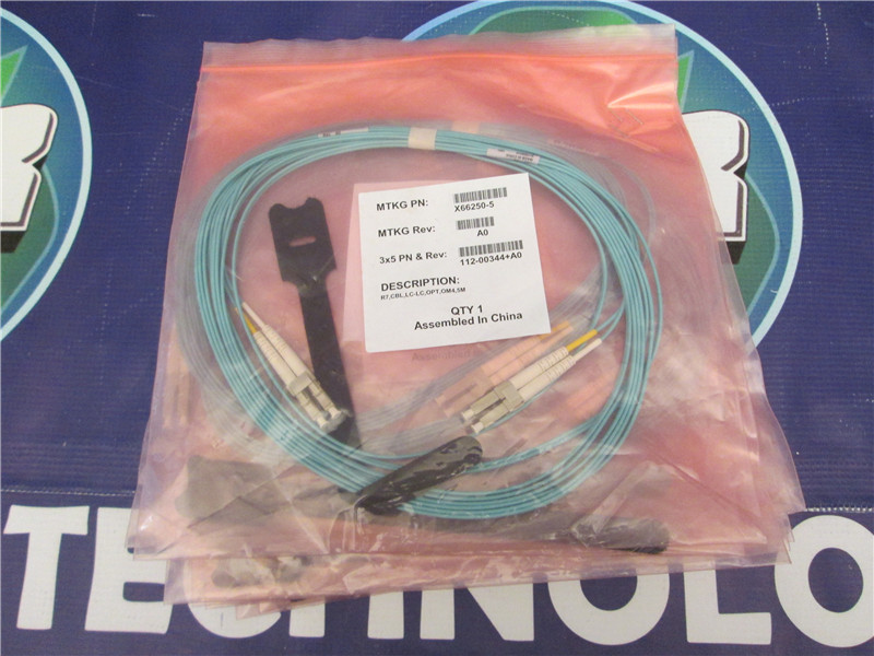 NetApp X66250 5 LCD JPR MM OM4 5m 50um 1.6mm Zip Plenum Fiber Optic  Lot of 12