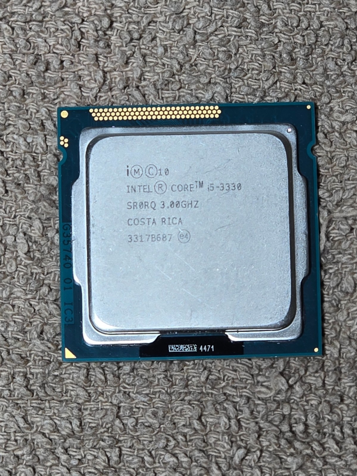 Intel i5-3330  SR0RQ 3.00GHz Quad-Core CPU Processor 1155 Socket H2