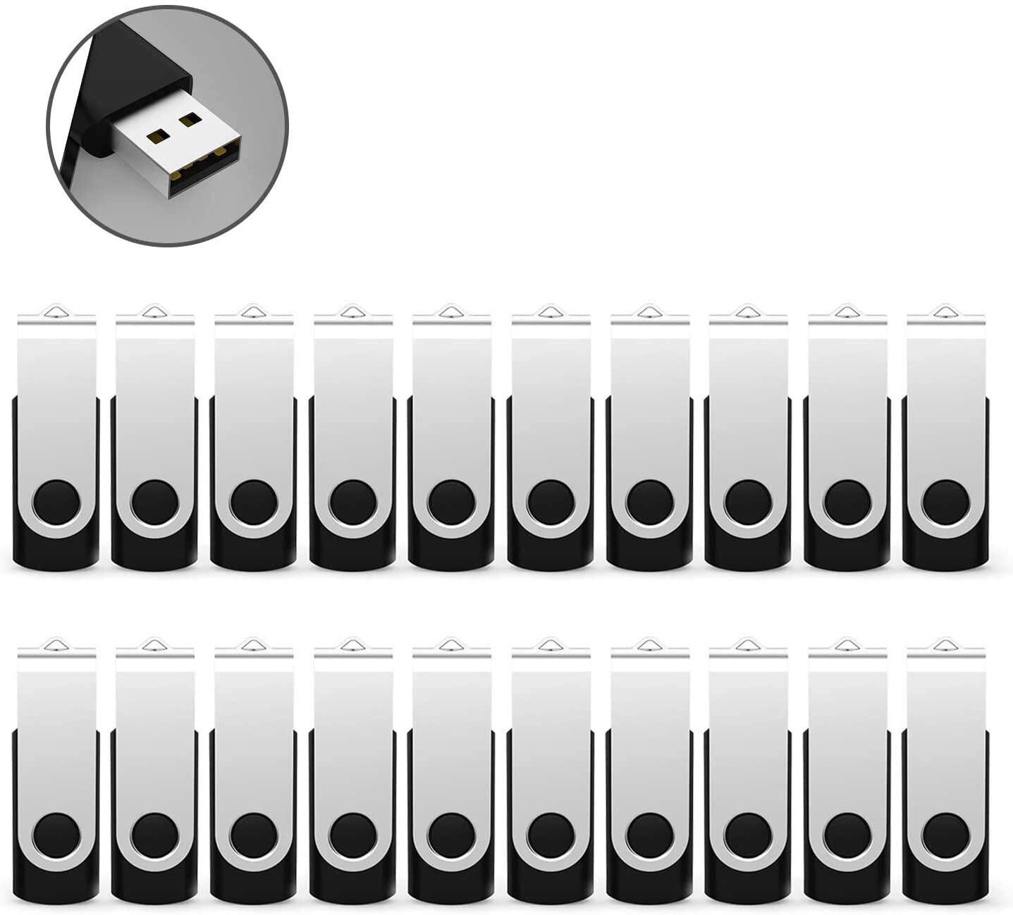 Wholesale 10/20 1-128GB USB Flash Drives Pen Thumb Drive Jump Fold Memory Stick