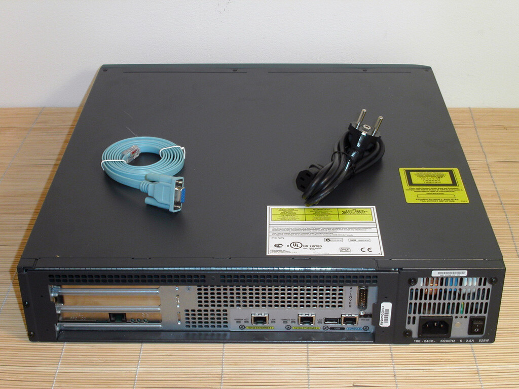 Cisco PIX-525-R-BUN DMZ Firewall 128MB RAM 3x FE VPN 3DES Bundle