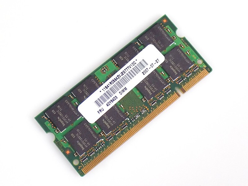 1GB Lenovo 40Y8403 HYMP512S64CP8-Y5 AB DDR2-667MHz PC2-5300S SO-Dimm CL5 1.8V
