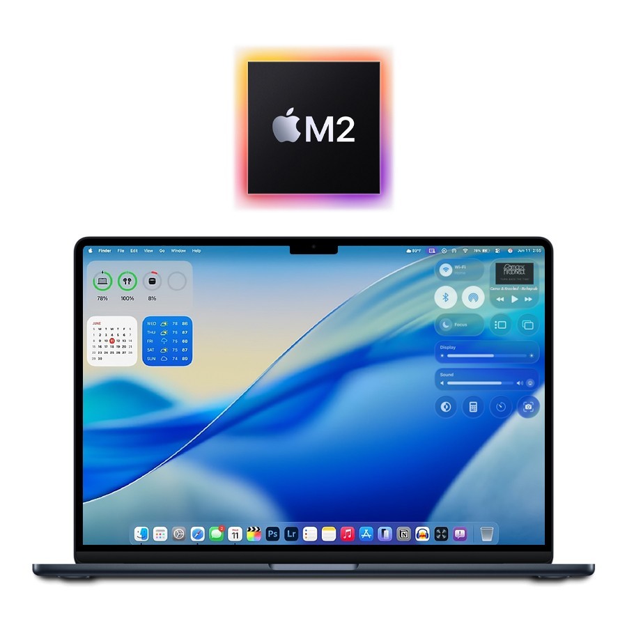 2022 Pinyin Apple MacBook Air 13" 90%+ 16GB/512GB (Midnight) A2681 w/Warranty