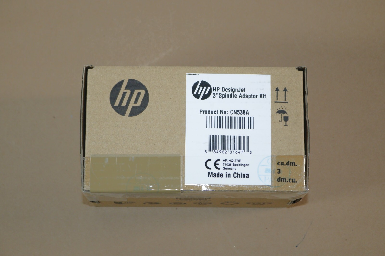 New OEM HP DesignJet T7xx, T9x0, T15x0, T25x0, T3500 3-in Core Adapter, CN538A