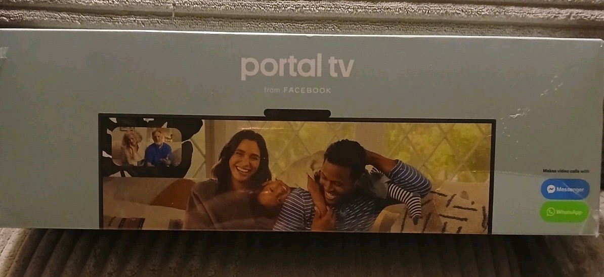 Meta Portal TV From Facebook Smart Video Calling Messenger Whats App Sealed/New