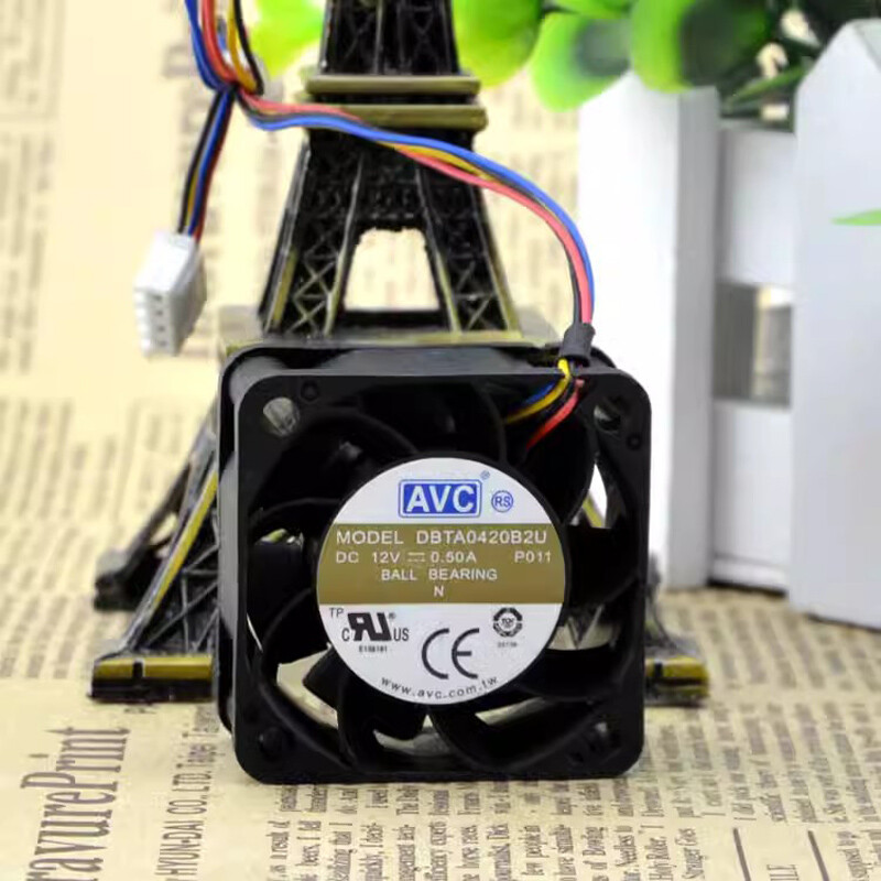 AVC DBTA0420B2U 40*40*20mm Fan 12V 0.50A 4-wire PWM High-speed Cooling Fans