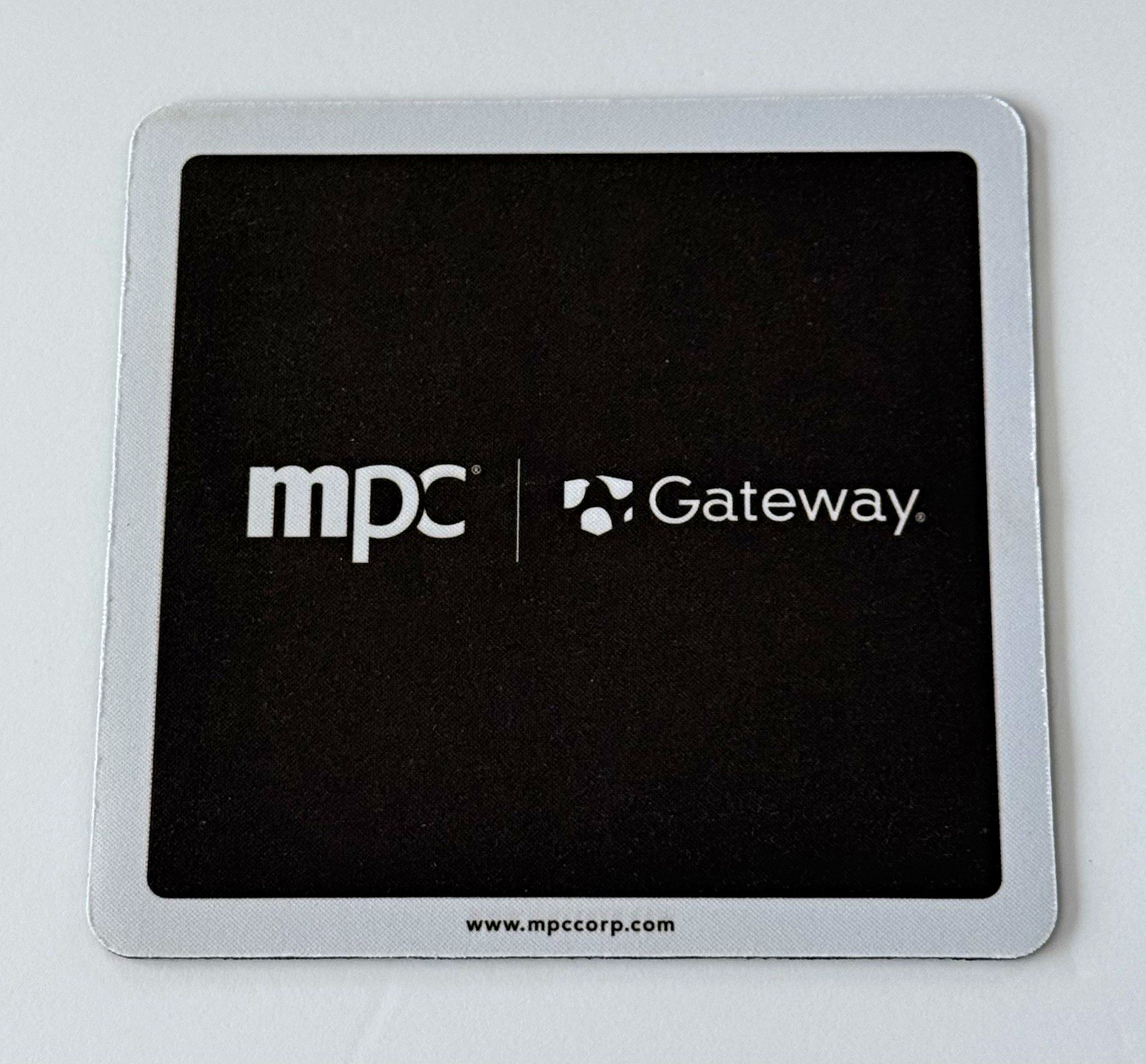 Vintage Gateway Pictorial Non-Slip Rubber Mouse Pad Black/Silver 8.75 x 9.75"
