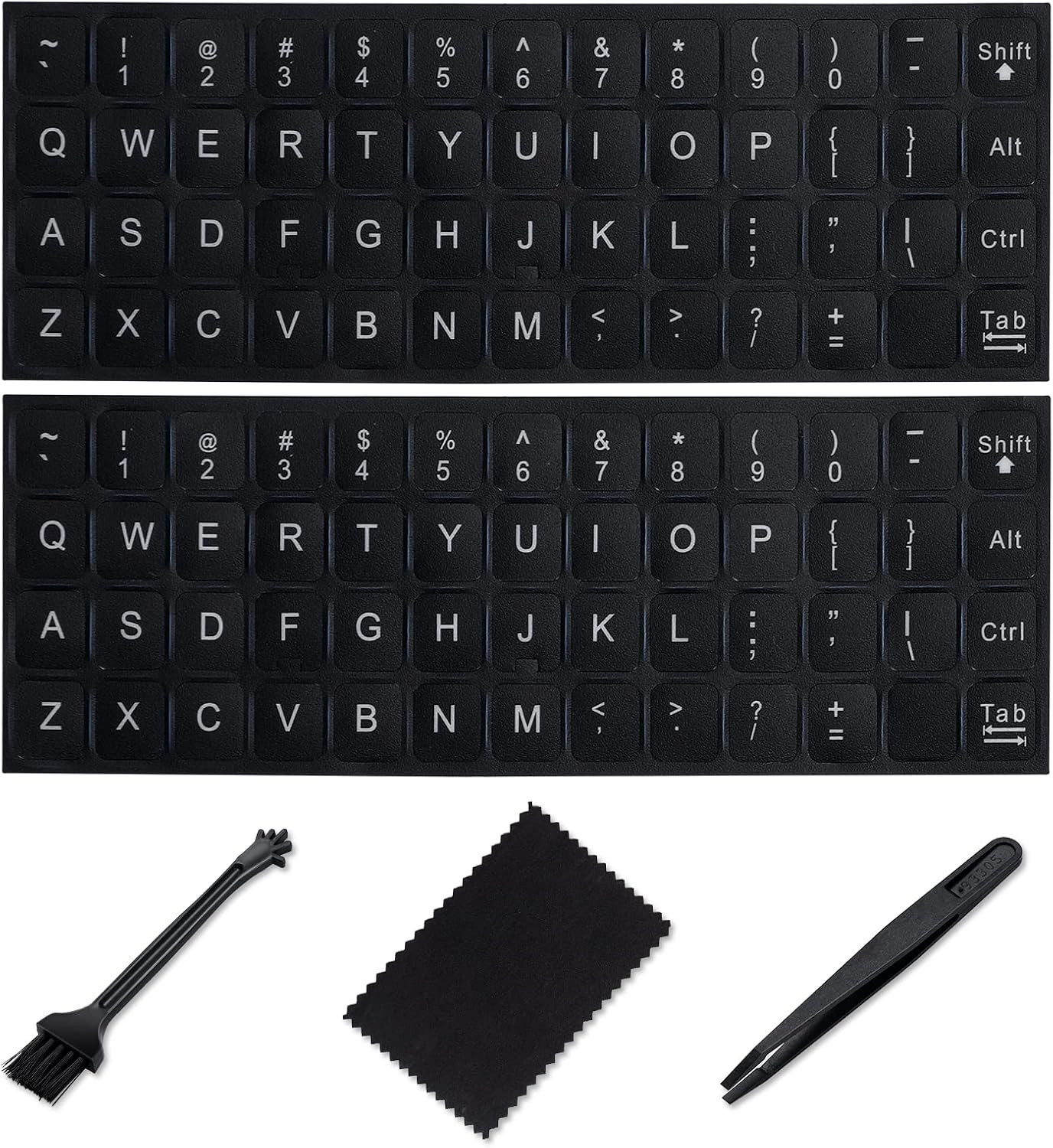 English Keyboard Stickers [5 in 1], Replacement Keyboard Letters Sticker