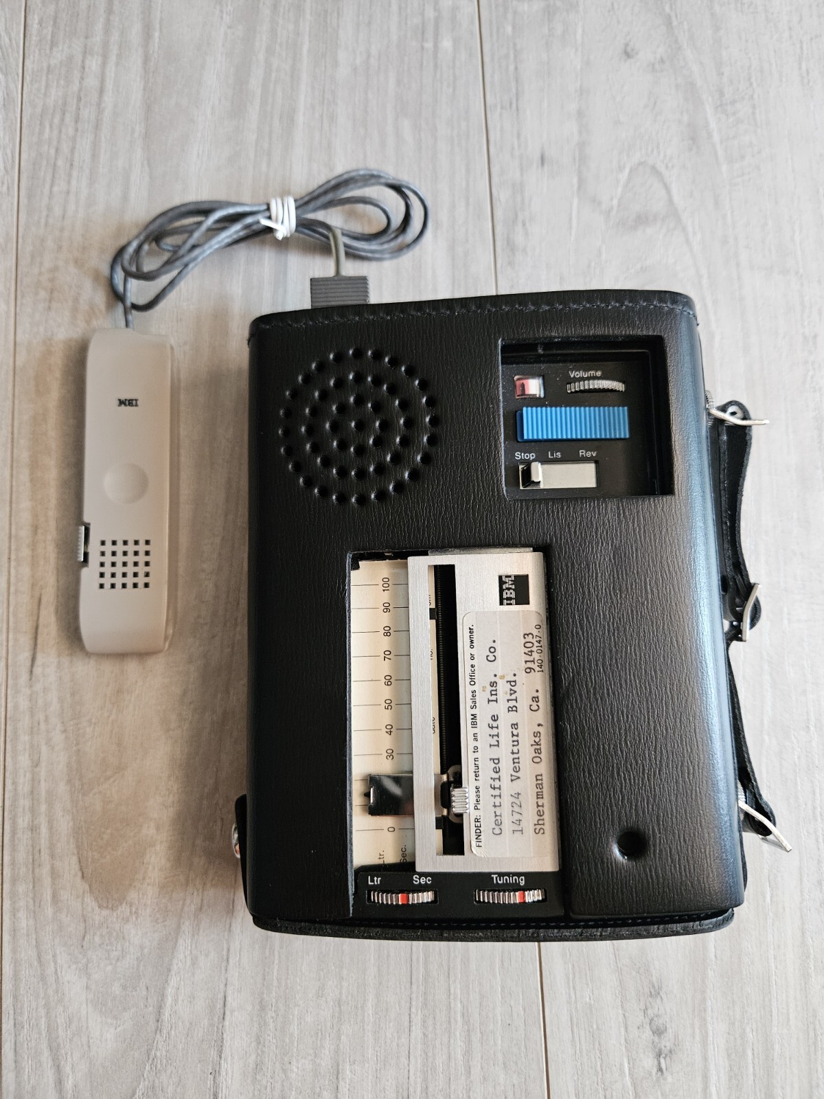 💥IBM Executary 224 Dictating Portable Machine Untested W Original IBM battery