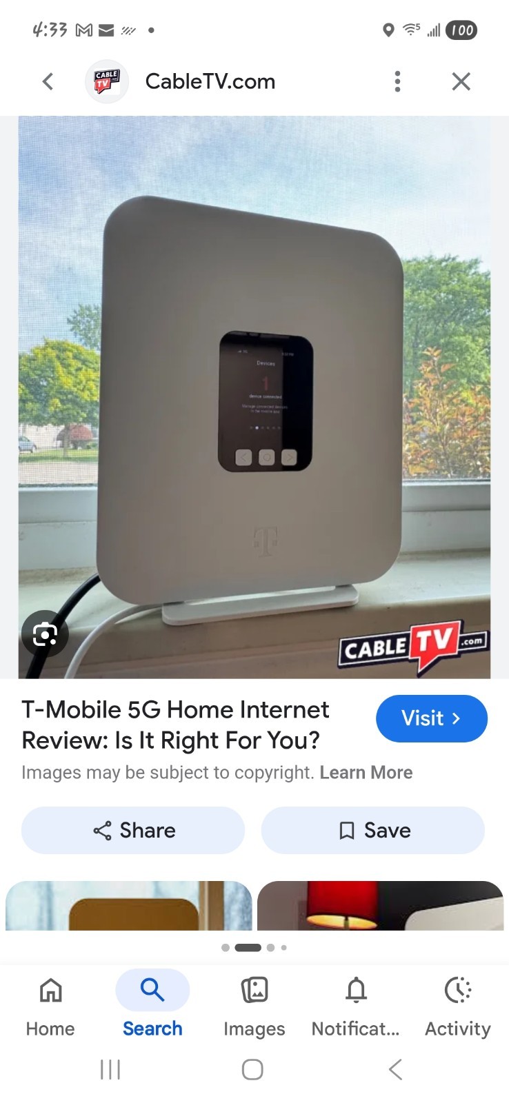 Tmobile TMO-G4SE 5G Home Internet Gateway Modem Router Hot Spot UNIT-WORKING