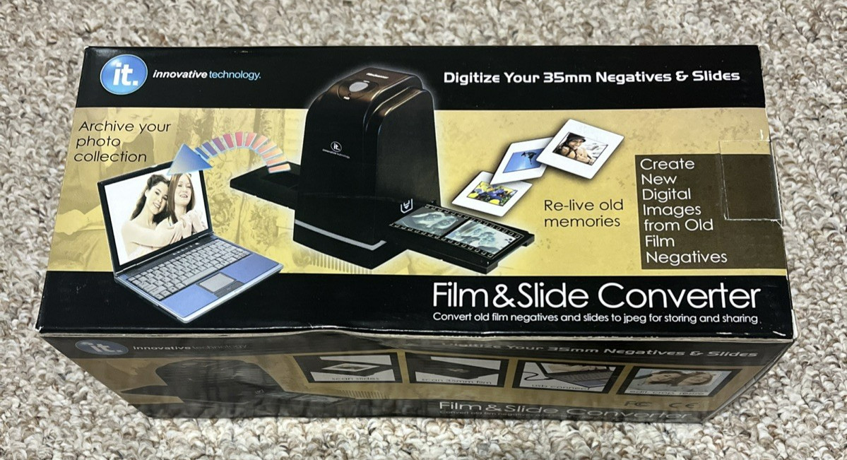 Innovative Technology ITNS-300 Film & Slide Converter for 35mm Negatives NEW
