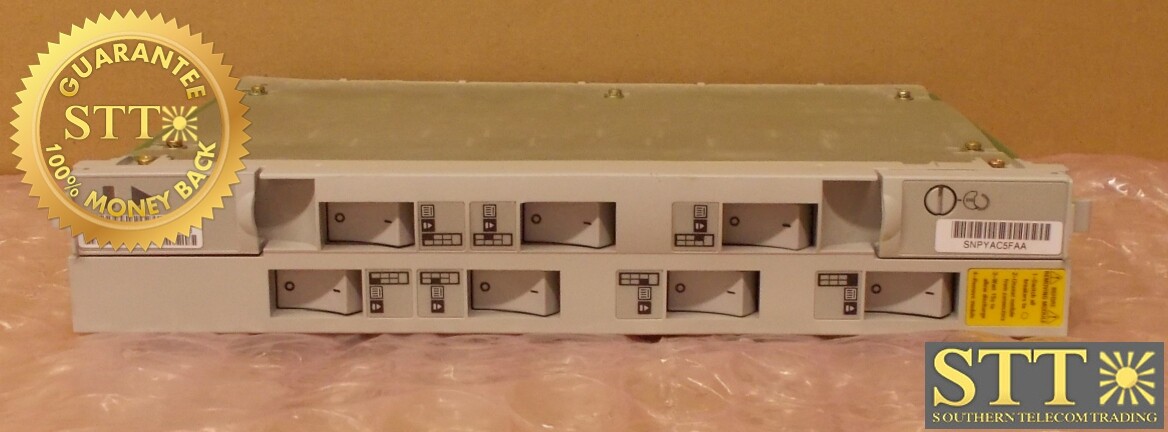 NTCA40BA NORTEL REV01 OC-192 BREAKER MODULE SNPYAC5FAA 