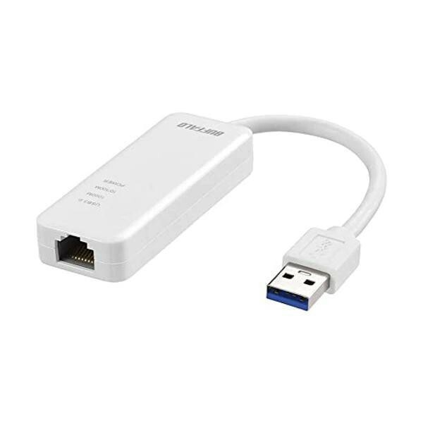 BUFFALO Wired LAN Adapter LUA4-U3-AGTE-WH White Giga USB3.0 Support Japan
