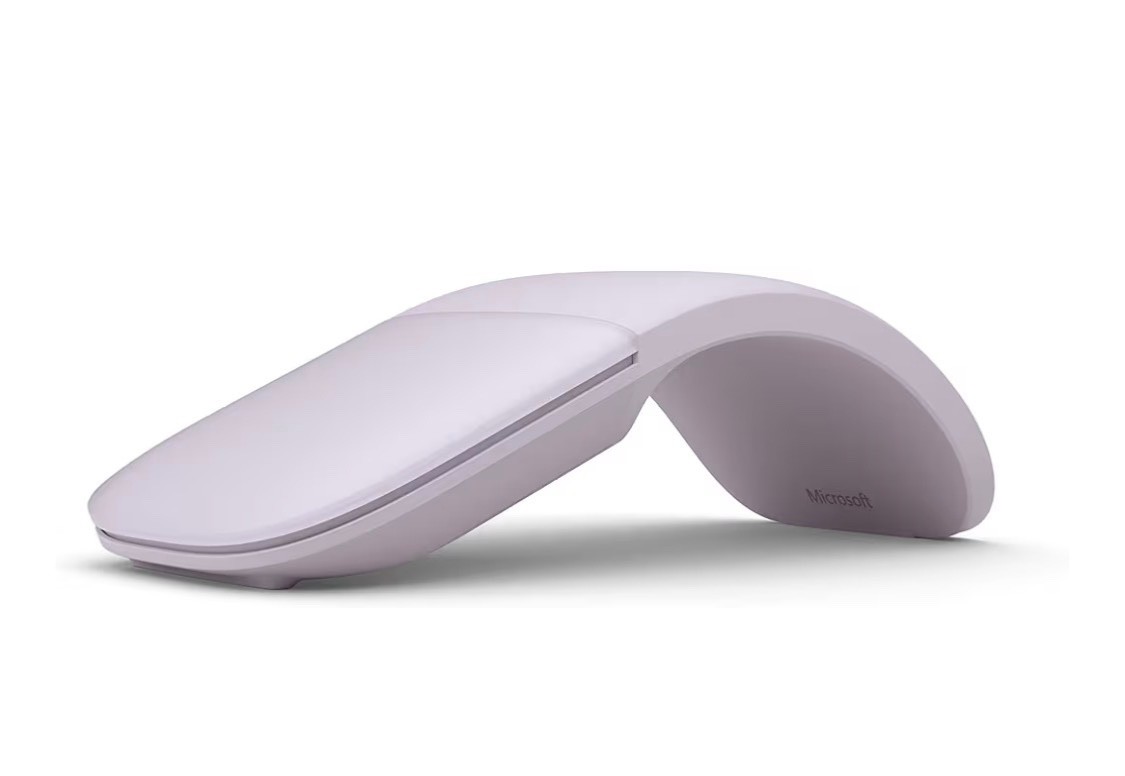 Microsoft ARC Mouse – Lilac .Sleek,Ergonomic Design, Ultra Slim and Lightweight