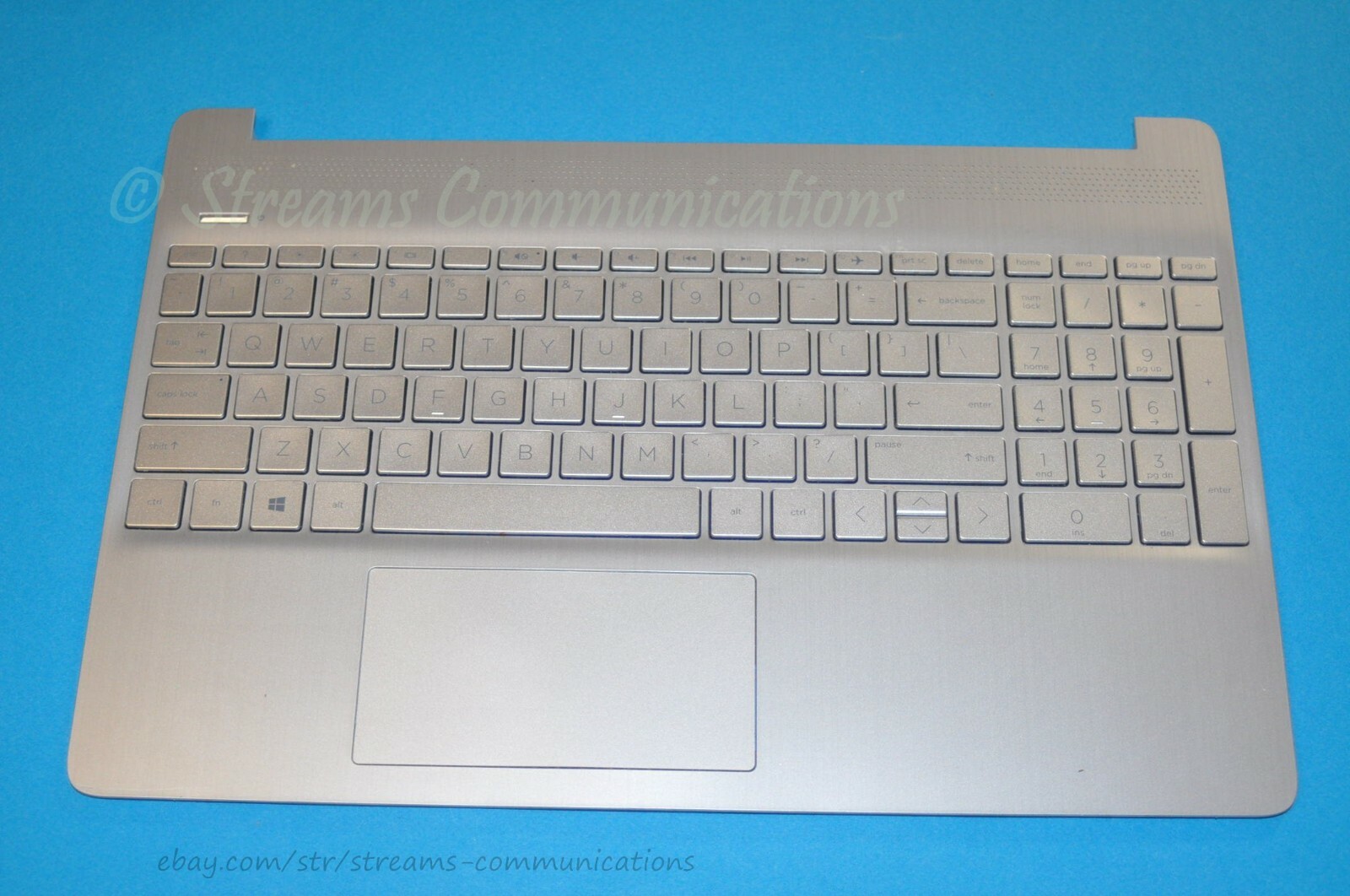 HP 15-EF 15-ef1072nr Laptop Top Cover (Silver) w/Keyboard + Memory Card Reader