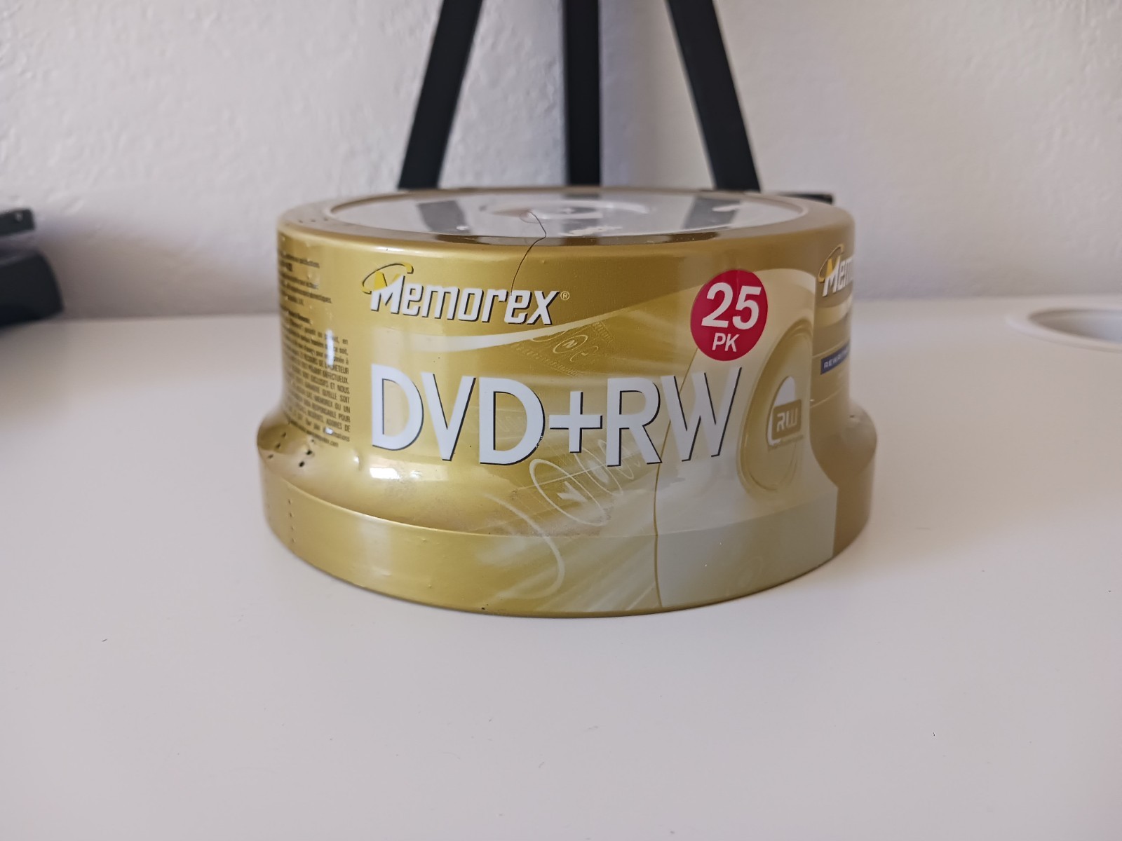NEW SEALED Memorex DVD+RW 25 Pack 4x 4.7 GB 120 min Rewritable Spindle 