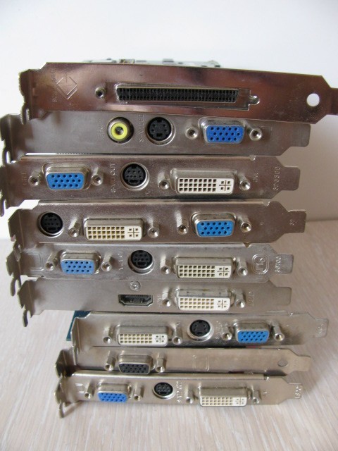 Lot Computer Parts  PC  video cards Untested