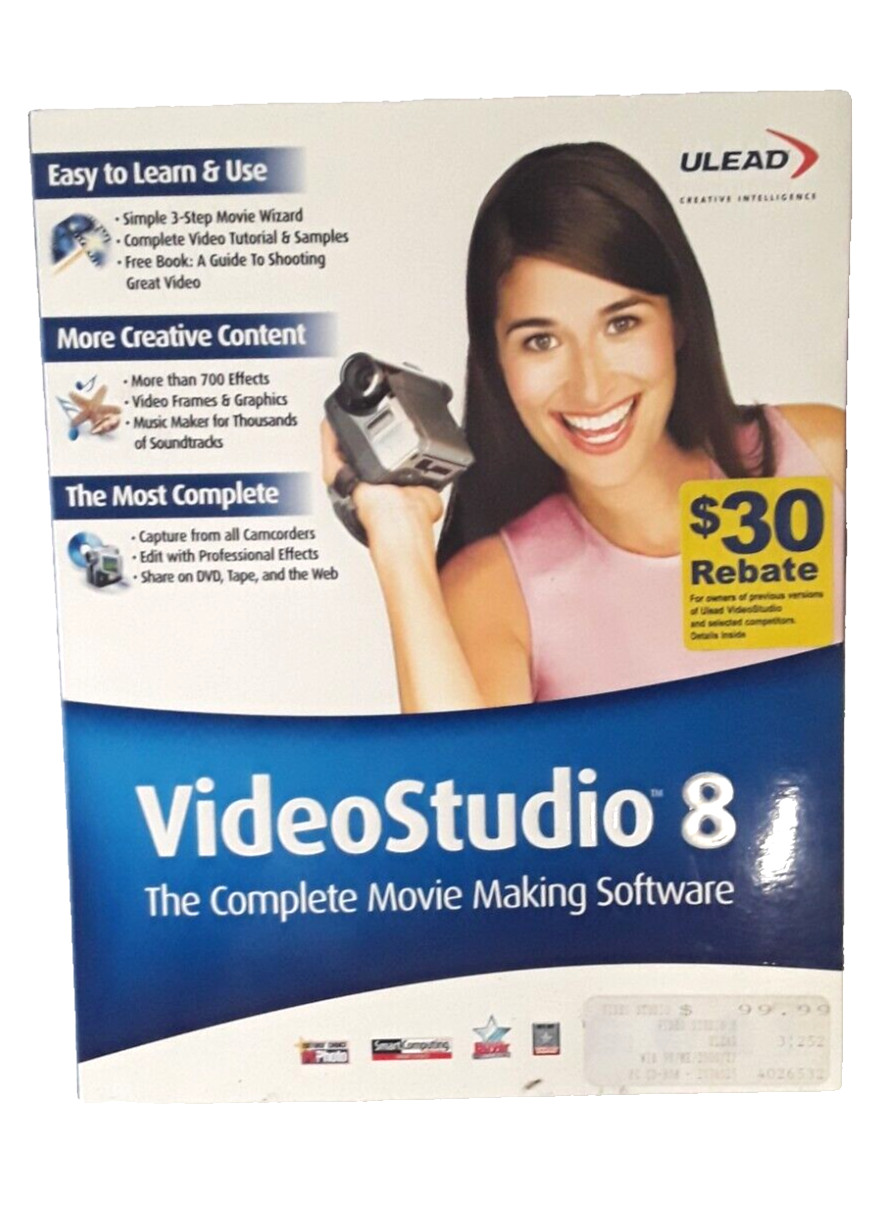 Ulead VideoStudio 8 New Windows Movie Making Software Manual