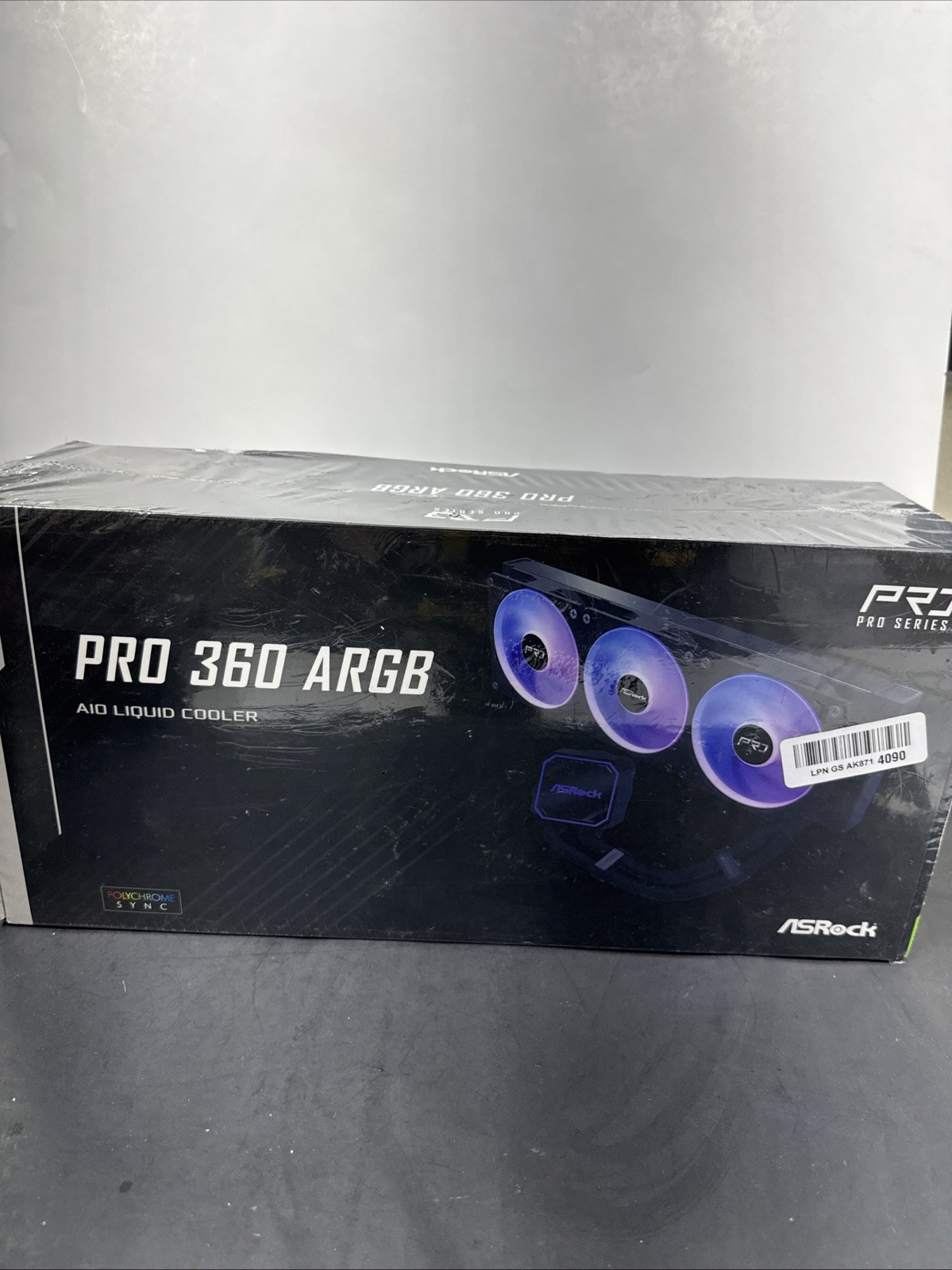 ASRock PRO 360 ARGB 360mm AIO CPU Liquid Cooler Black