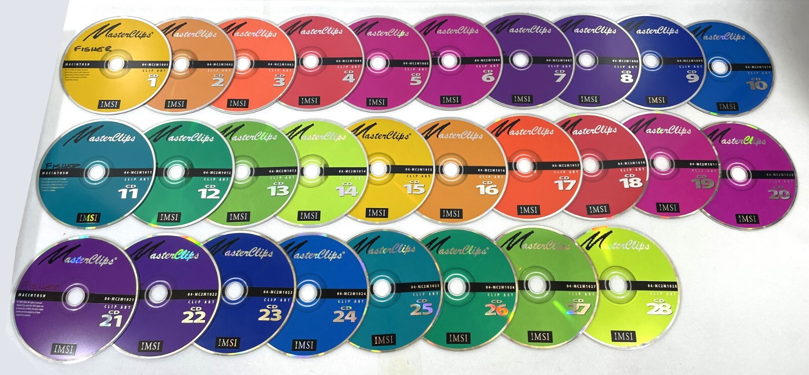 Vintage 1997 IMSI MasterClips: Clip Art Software CD-ROM Disc 1-28 Macintosh Mac