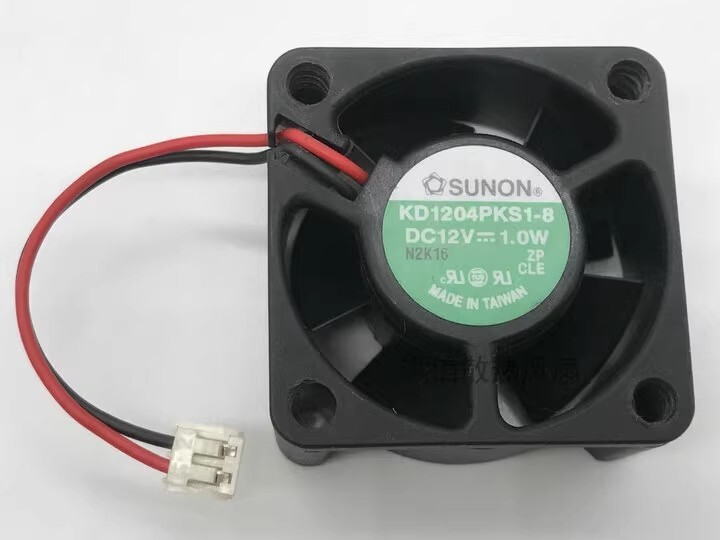SUNON KD1204PKS1-8 4020 DC12V 1.0W 4CM 2-Pin Cooling Fan