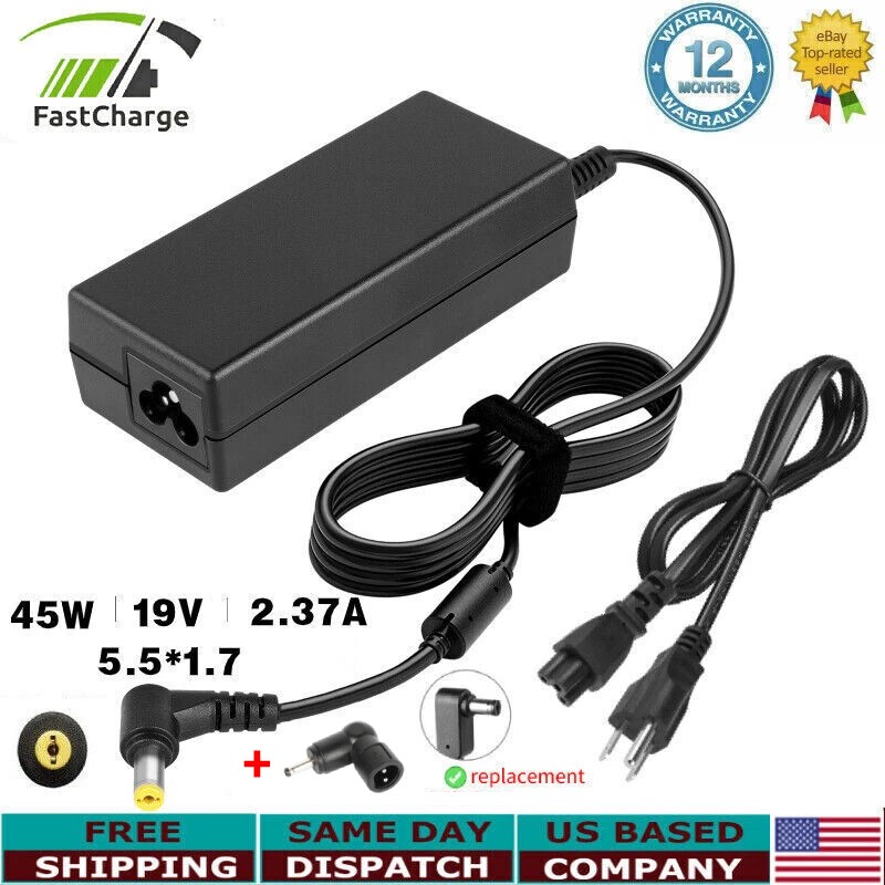 Charger For Acer Aspire One KAV60 NAV50 V5 V5-121 V5-122p V5-123 V5-131 V5-561