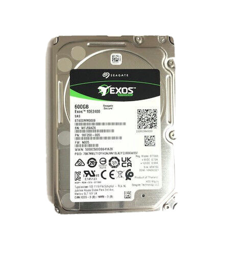 Compatible Seagate EXOS 10E2400 600GB 10K SAS 12G ST600MM0009 2.5" HDD