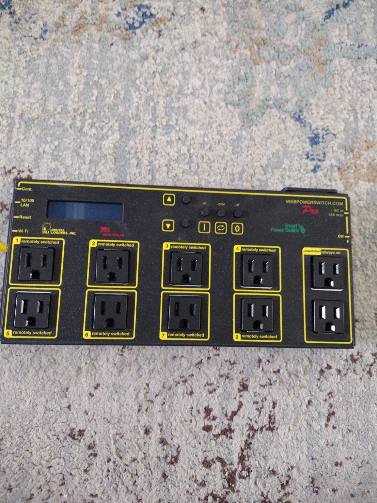 DLI DLI-PRO 8+2 Wireless Web Power Switch WiFi Remote Power Reboot