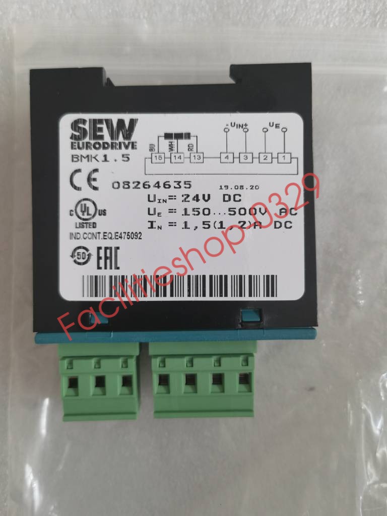 1pcs SEW Rectifier BMK1,5 BMK1.5 08264635 Brake Motor Brake Rectifier Module