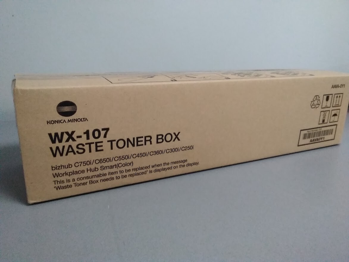 Konica Minolta WX-107 AAVA0Y1 Waste Toner Box bizhub C250i C300i C360i C450i