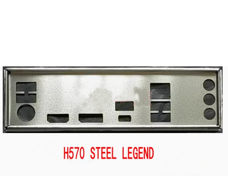 Shield I/O IO Backplate For ASRock H570 STEEL LEGEND Motherboard