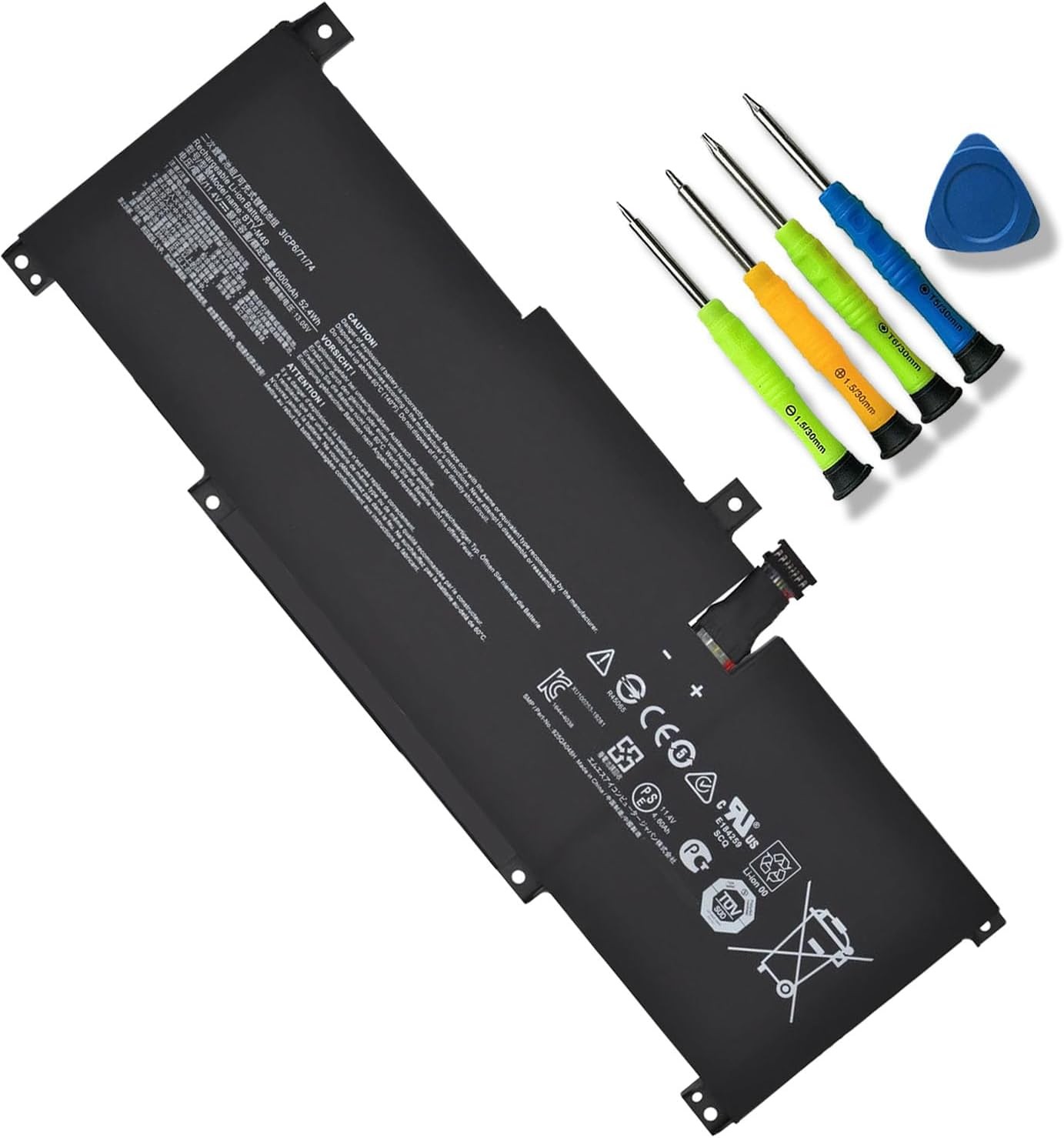 BTY M49 Laptop Battery Compatible with MSI Prestige 14 A10SC A10SC 009 A10RB