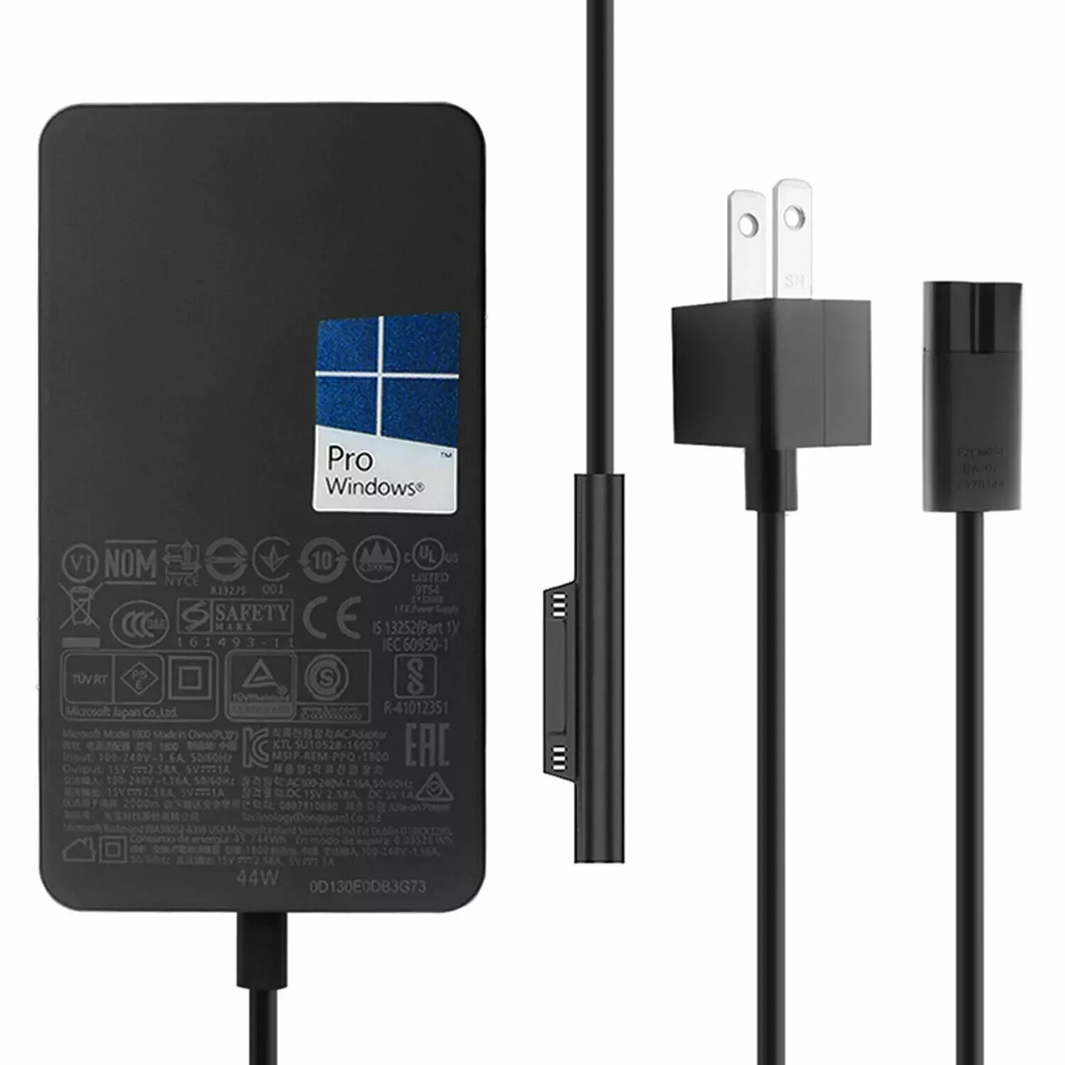 NEW Genuine 44W 1800 Charger Adapter for Microsoft Surface Pro 3/4/5/6 Go i5/i7