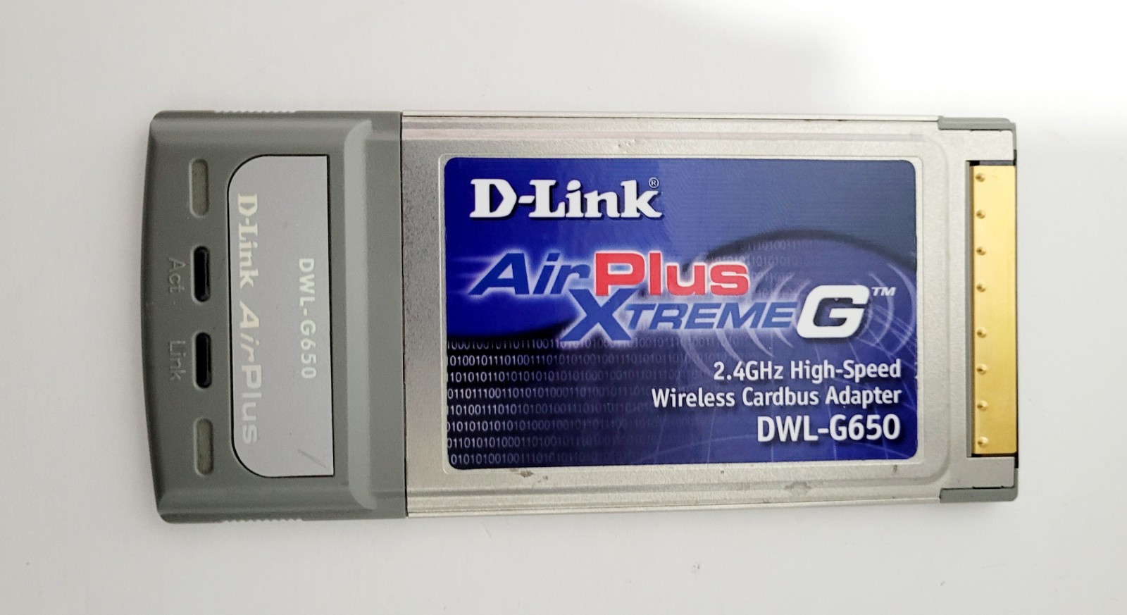 D-Link (DWL-G650) Air Plus Xtreme G 2.4GHz High-Speed Wireless Cardbus Adapter 
