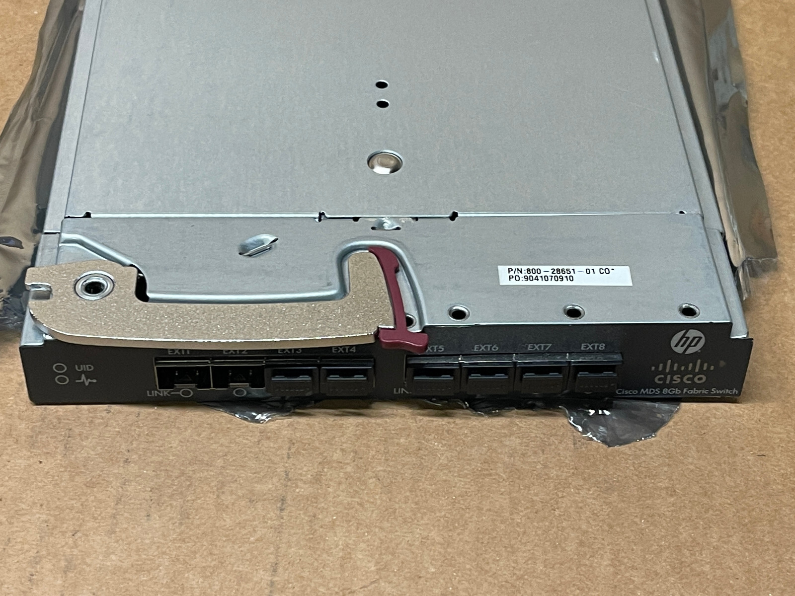 Cisco MDS 8/12c Fabric Switch AW563A DS-HP-8GFC-K9 Working Clean