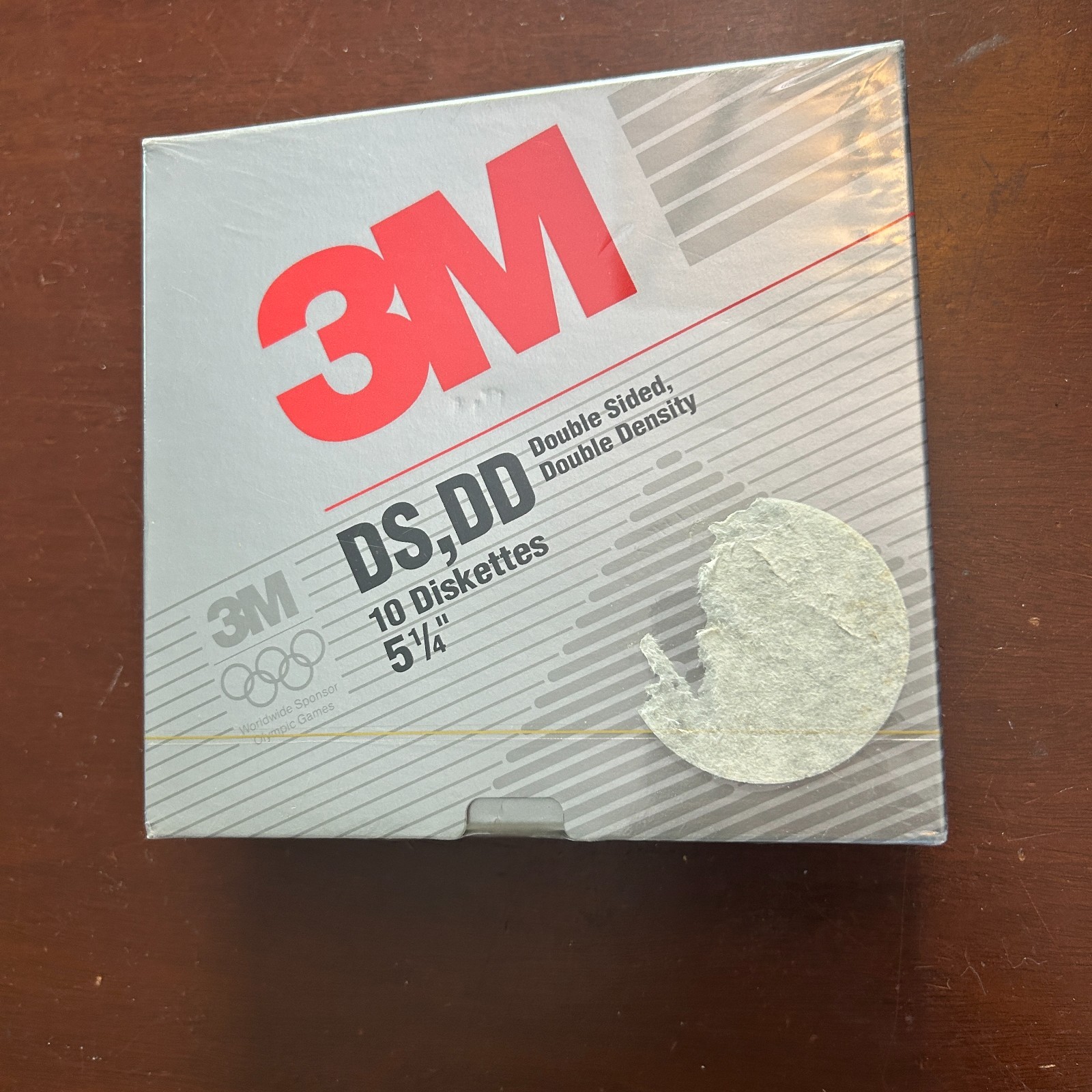 Box of Ten 1991 3M DS DD 5.25" Double Sided Double Density Diskettes Sealed