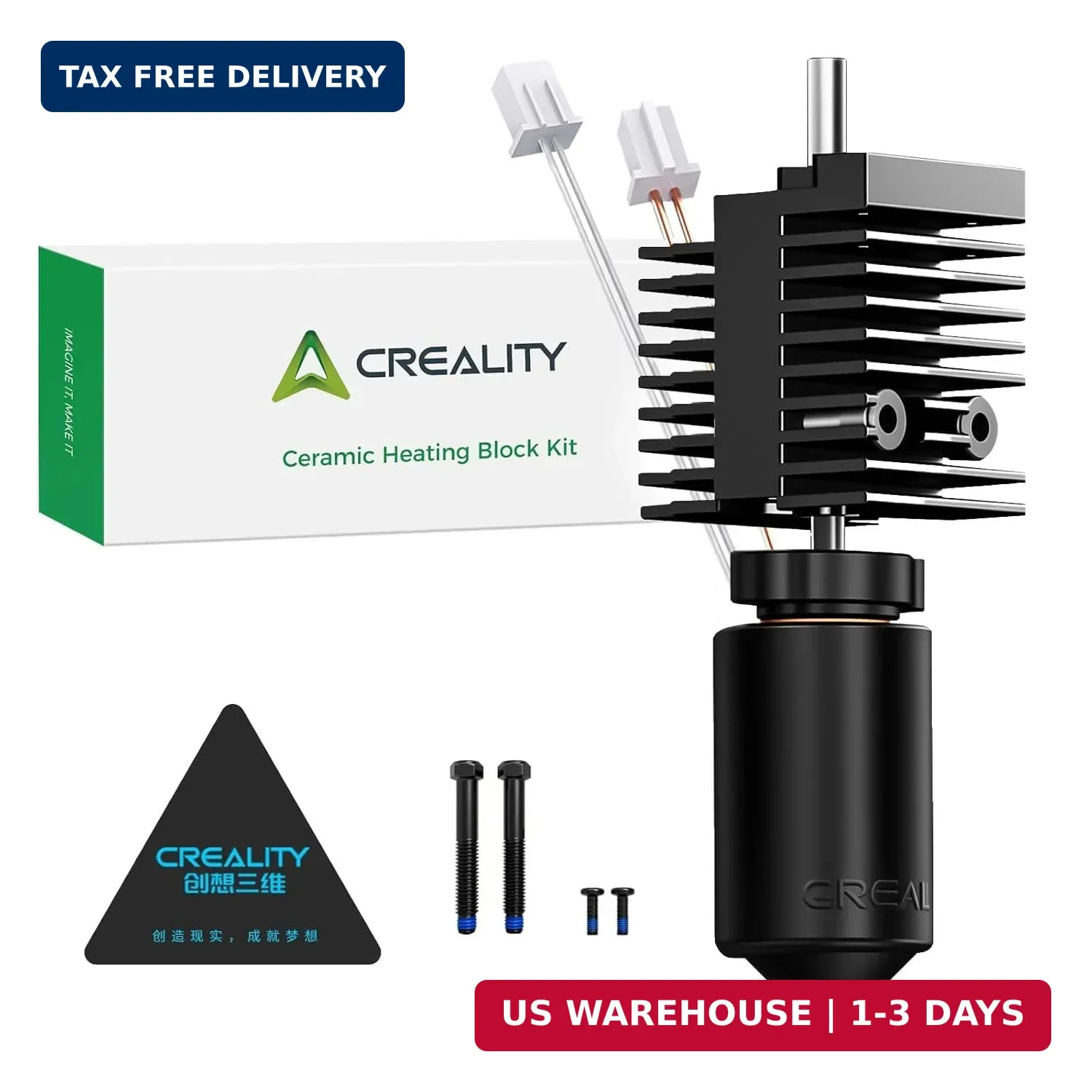 Creality Official K2/K2 Pro Ceramic Heating Block Hotend Kit, Unicorn Quick Swap