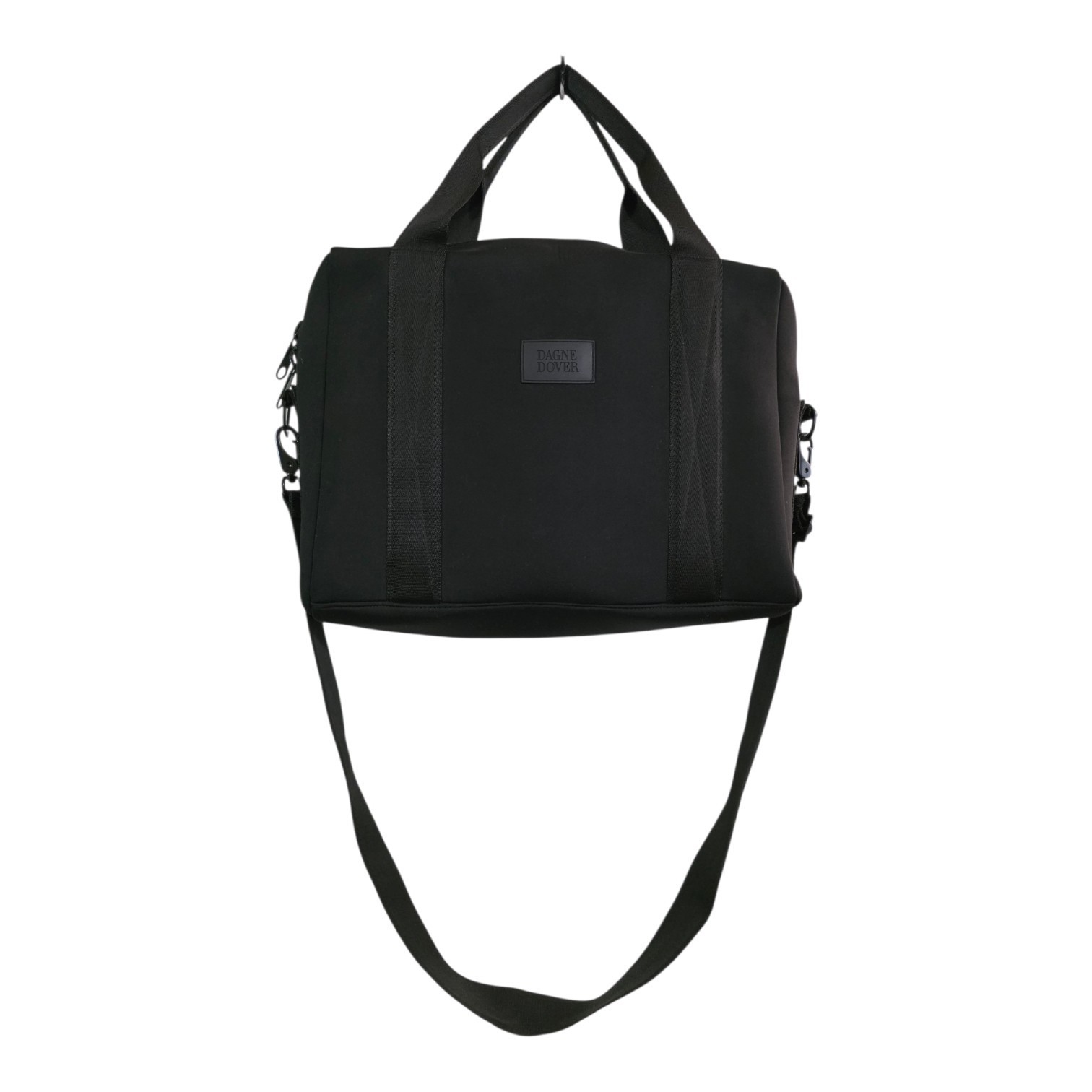 Dagne Dover Black Weston Neoprene Laptop Bag Work Bag Briefcase Travel Bag