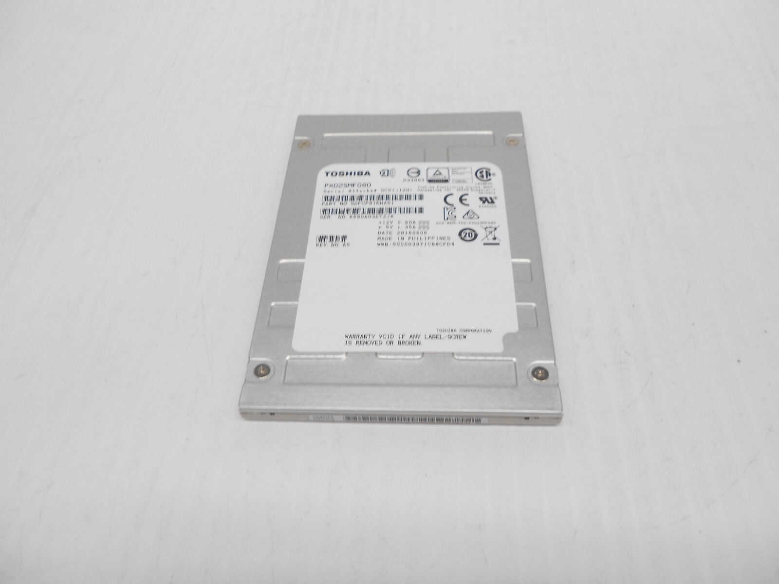 Toshiba 800GB 12gbps 12G SAS SSD Hard drive 2.5'' Server Dell HP supermicro 512