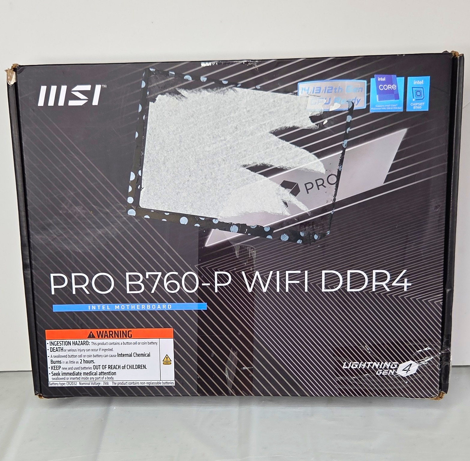 MSI PRO B760-P WIFI DDR4 ATX LGA 1700 Intel Motherboard WiFi 6E HDMI