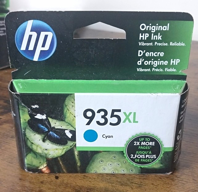 HP 935XL Genuine Original Cyan Inkjet Cartridge for OfficeJet 6812 6815