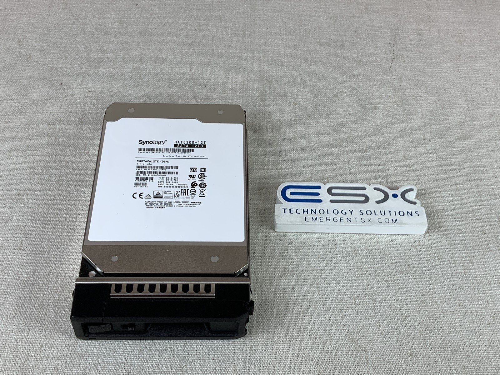 Synology HAT5300-12T 12TB SATA 3.5" HDD | MG07ACA12TE | 17-110012T00