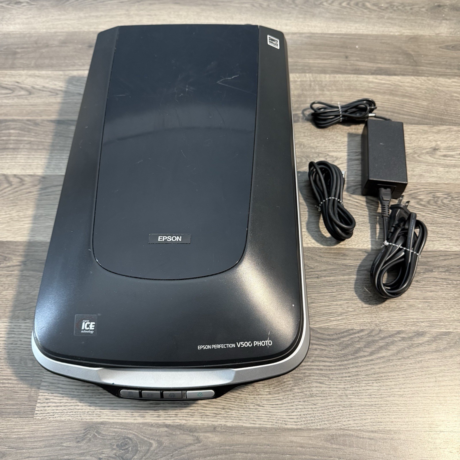 Epson Perfection V500 Flatbed Scanner With Power Cable