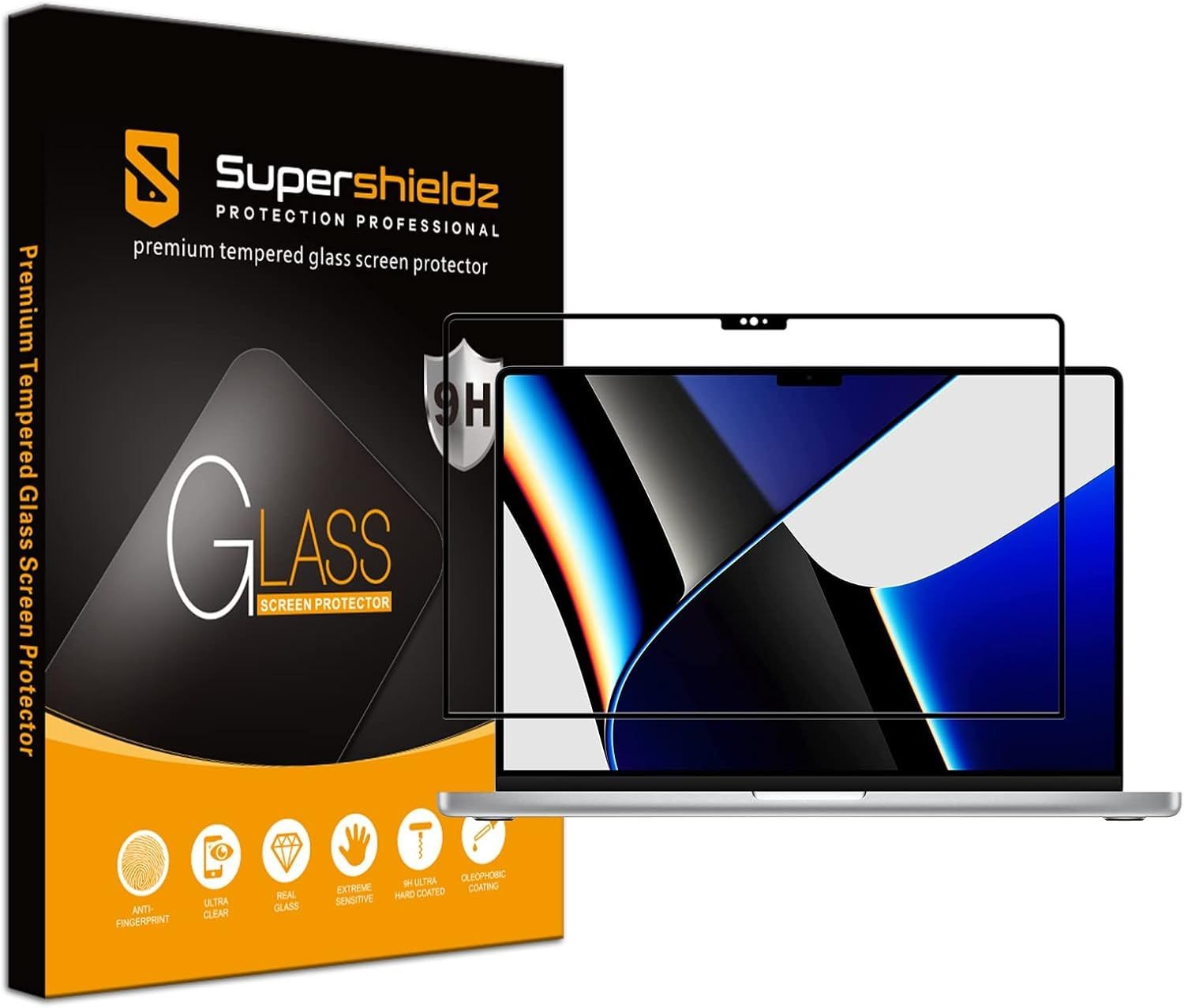 Tempered Glass Screen Protector for 16" MacBook Pro (M1, M2, M3, M4, M5, Pro/Max