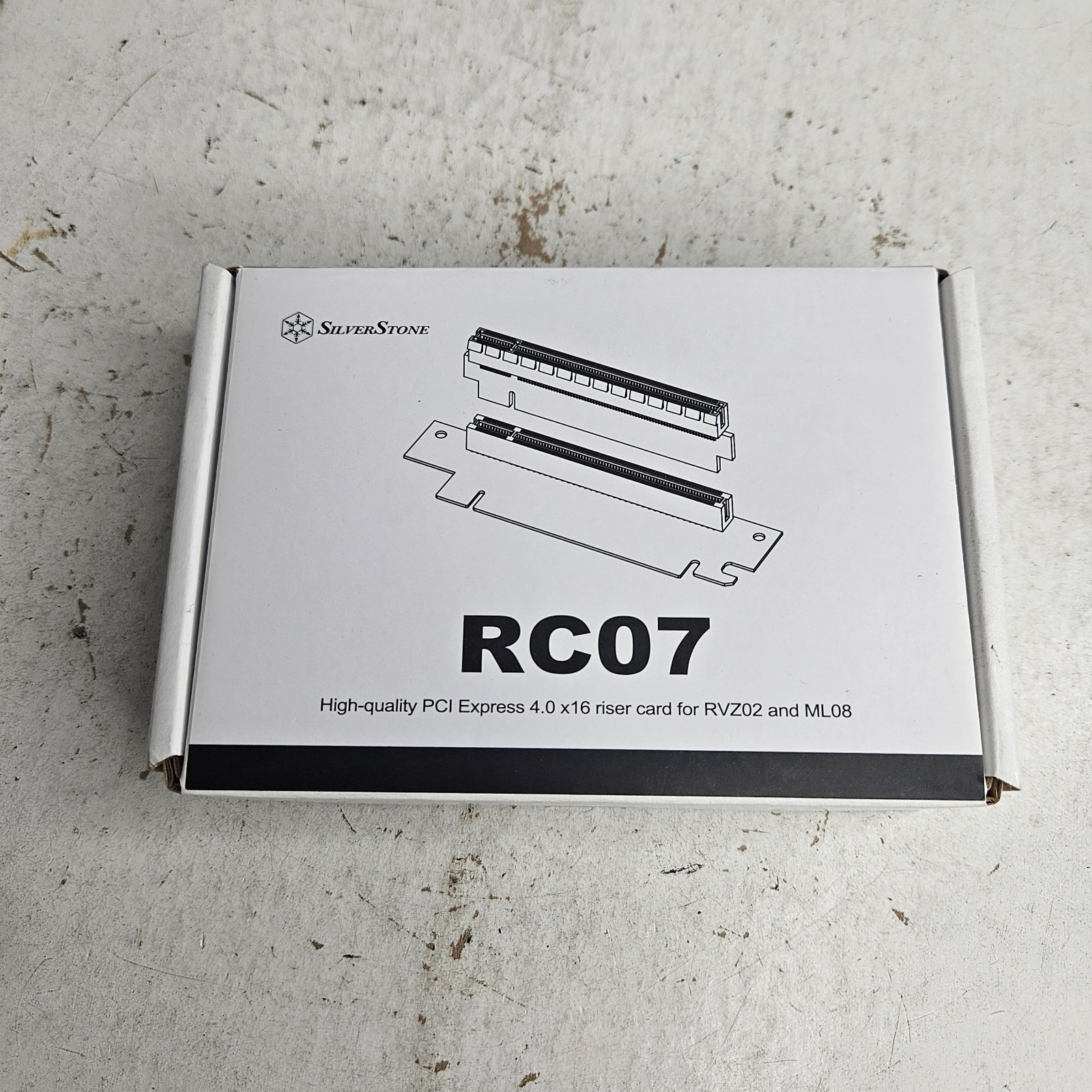 SilverStone RC07 PCI Express 4.0 x16 riser card for RVZ02 ML08 CLKF6025 CLKF6028