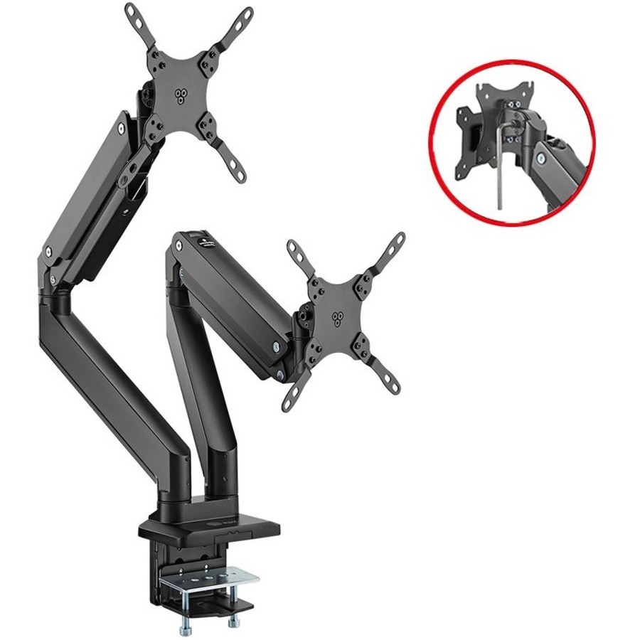 SIIG Dual 17-35" Monitor Heavy-Duty Premium Aluminum Desk Mount CEMT3011S1