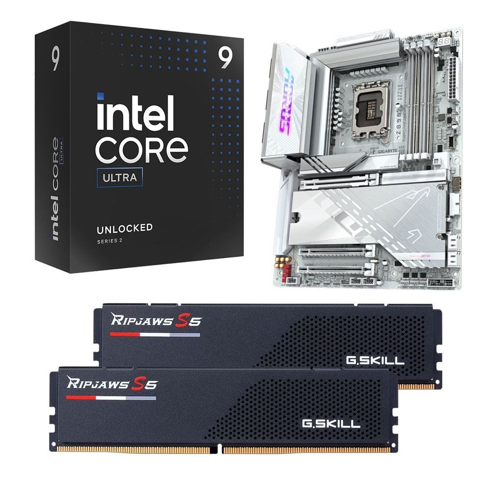 G.Skill Ripjaws S5 32GB DDR5-6000, Intel Core Ultra 9 285K Gigabyte Z890 Aorus