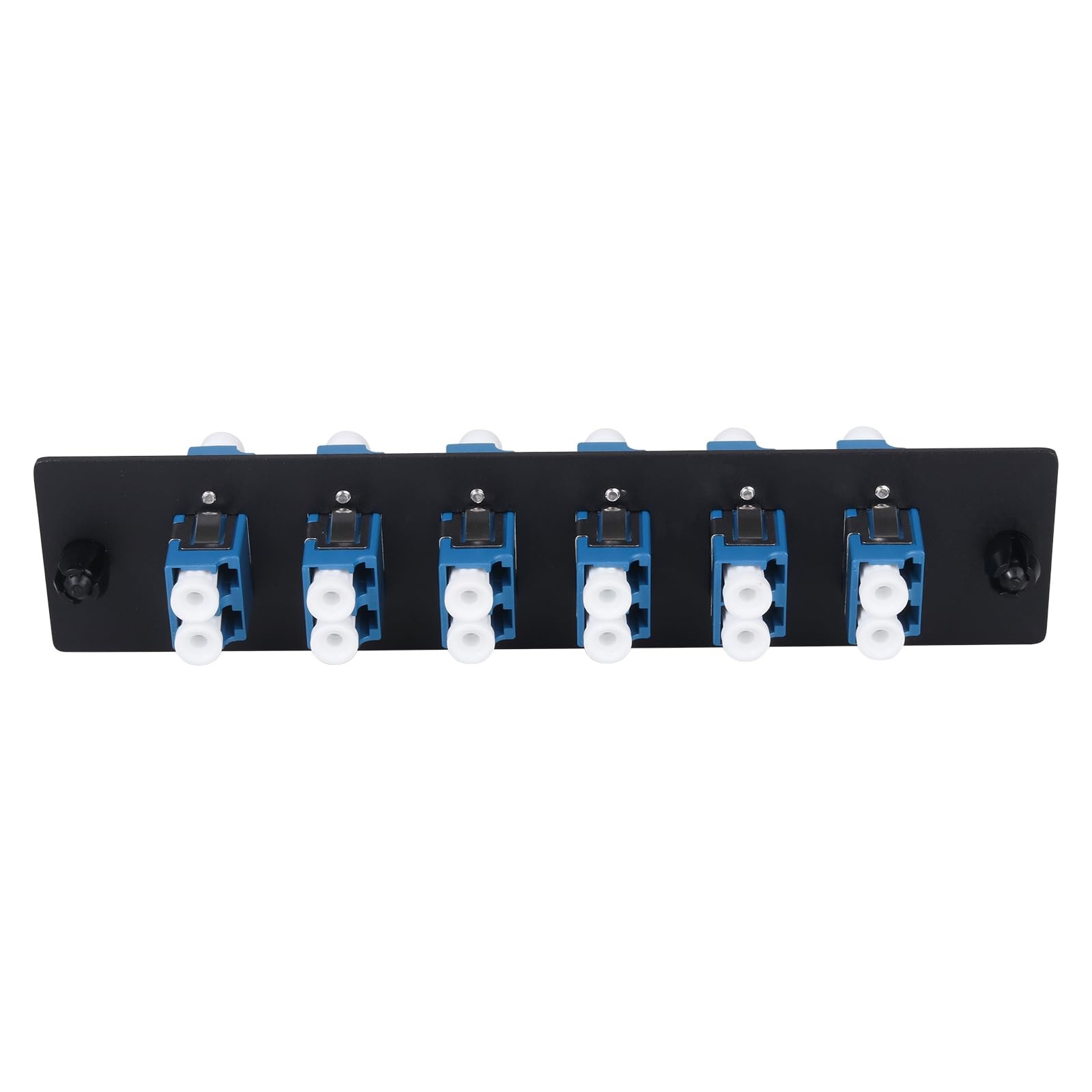 12 Fibers LC To LC Duplex Single Mode Patch Panel 6 PCS LC/LC UPC Coupler
